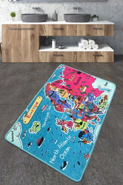Mijölnir Alfombrilla de baño Carta Multicolor